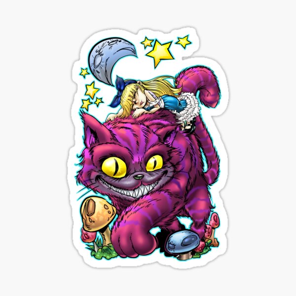 Dreaming in Wonderland Sticker