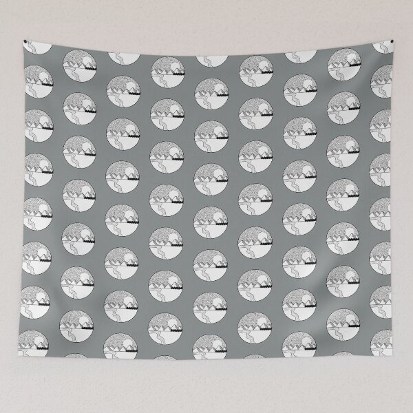 Item preview, Black and White Mountains designed and sold by lizashev.