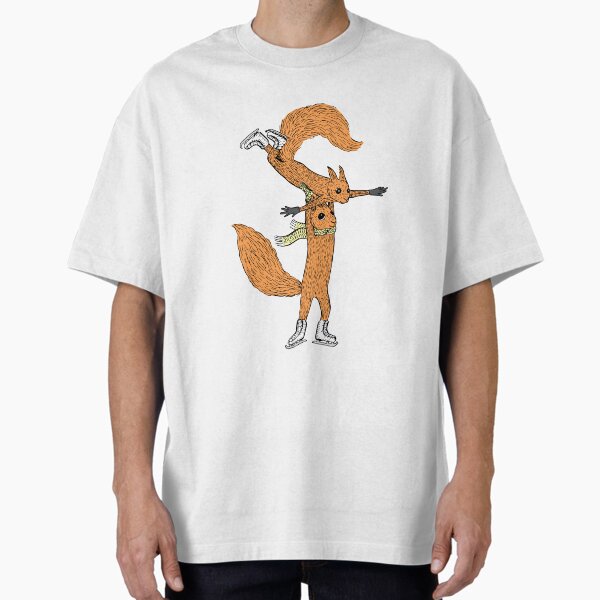 Item preview, Two Figure Skating Squirrels Doing a Lift designed and sold by illucalliart.