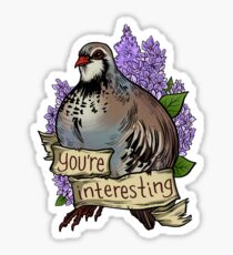 You're Interesting Sticker