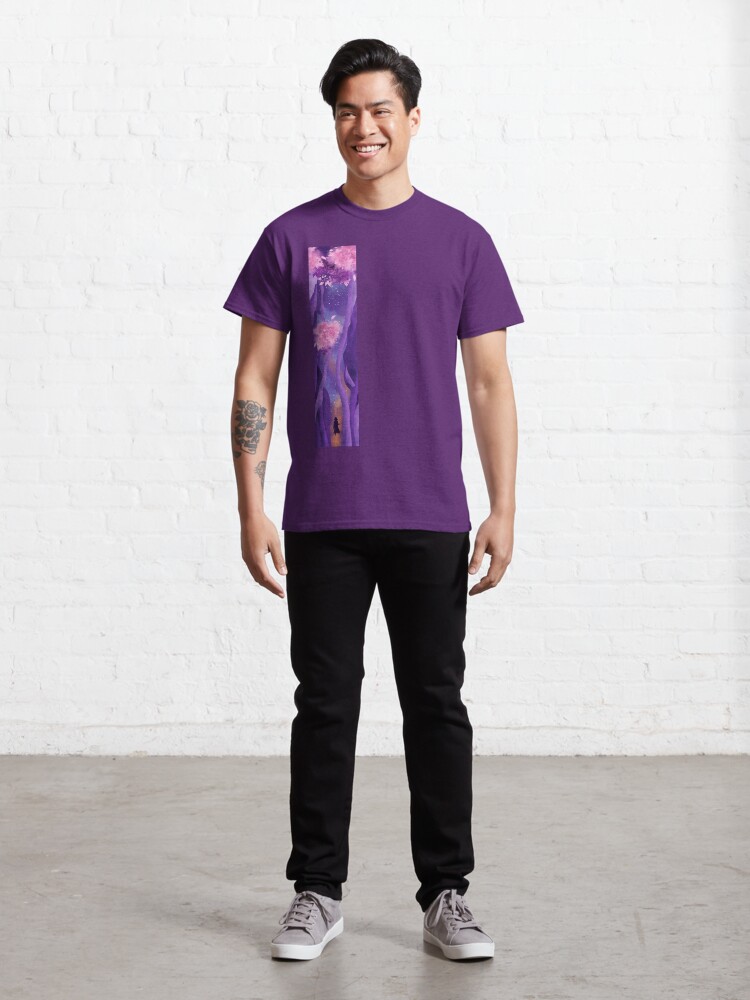 Alternate view of Girl on Path to the Stars Classic T-Shirt