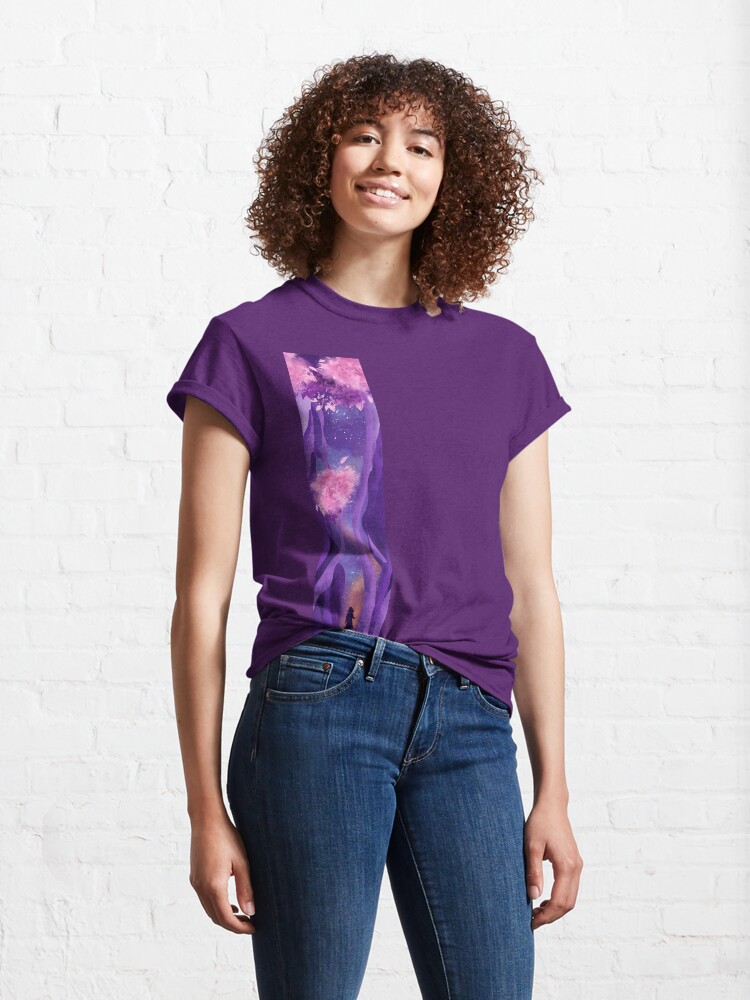 Alternate view of Girl on Path to the Stars Classic T-Shirt