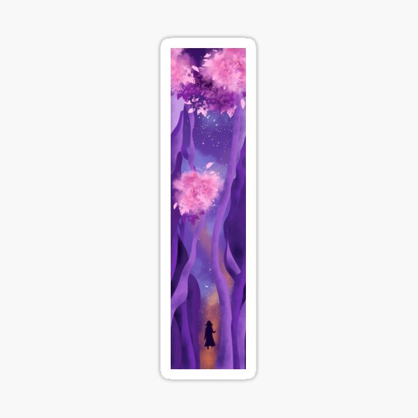 Girl on Path to the Stars Sticker