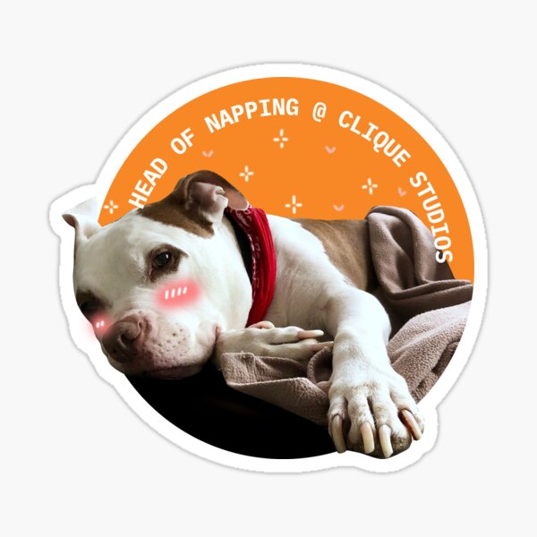 Miller the head of napping Sticker