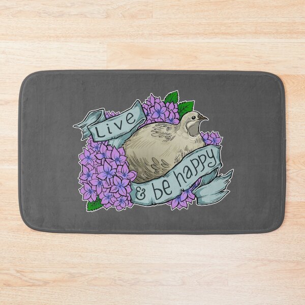Item preview, Live and Be Happy (button quail) designed and sold by KIRISKA.