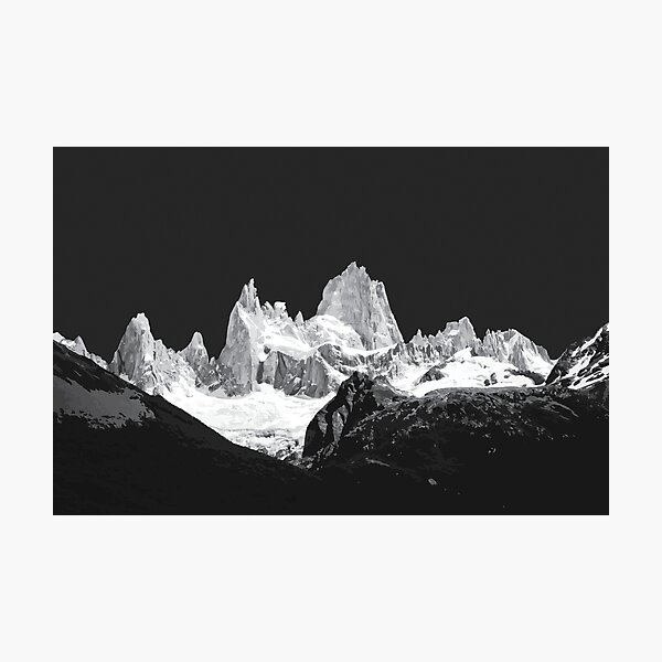 Item preview, Patagonia Fitzroy Ridge (vectorized) designed and sold by JCampbellDesign.