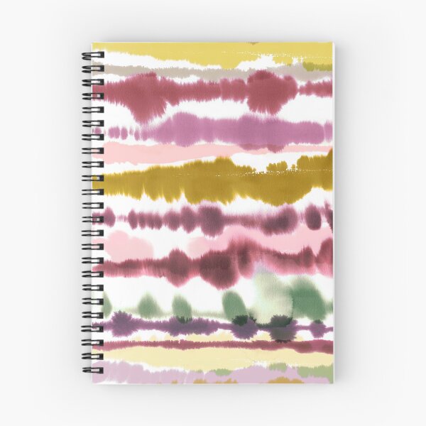 Item preview, Soft Nautical Watercolor Lines Ochre Purple designed and sold by ninoladesign.
