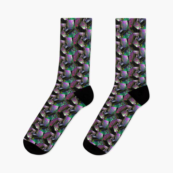 Item preview, Psychedelic Garden In Pods at Night designed and sold by lacitrouille.