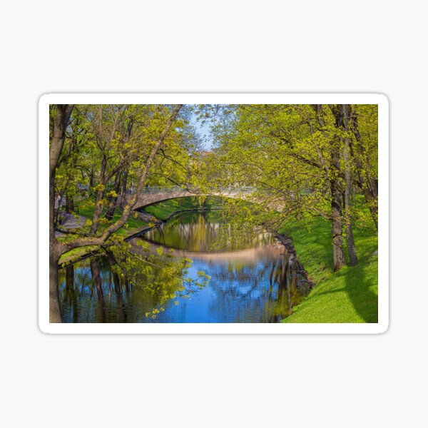 Item preview, Latvia. Riga. Bridge over the City Canal. designed and sold by vadim19.