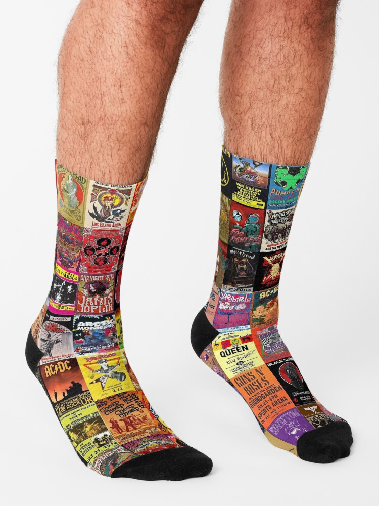 Alternate view of Rock Band Posters Socks