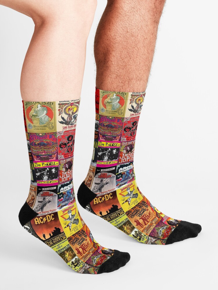 Alternate view of Rock Band Posters Socks