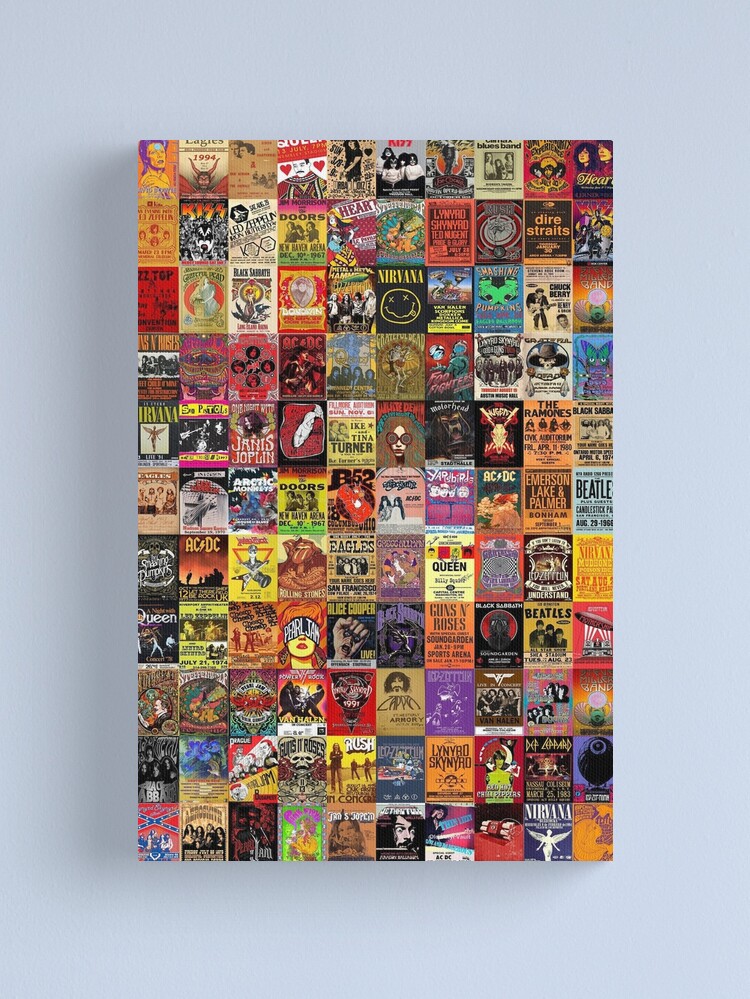 Alternate view of Rock Band Posters Canvas Print