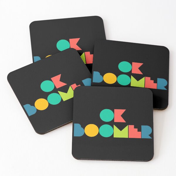 Item preview, Ok Boomer Retro Geometric Type Design designed and sold by danielliamgill.