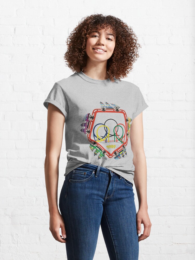 Alternate view of Olympia Looping 5 Coaster Car Design Classic T-Shirt