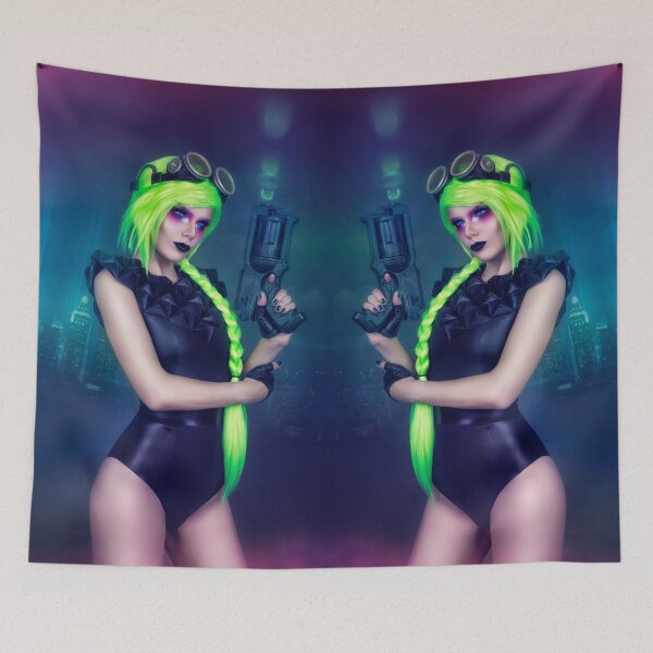 Item preview, Sci-fi replicant in futuristic city designed and sold by Elisanth.