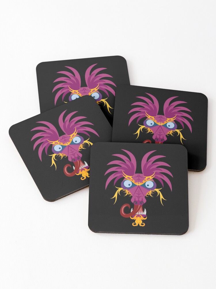Thumbnail 1 of 5, Coasters (Set of 4), Dragon designed and sold by bzyrq.