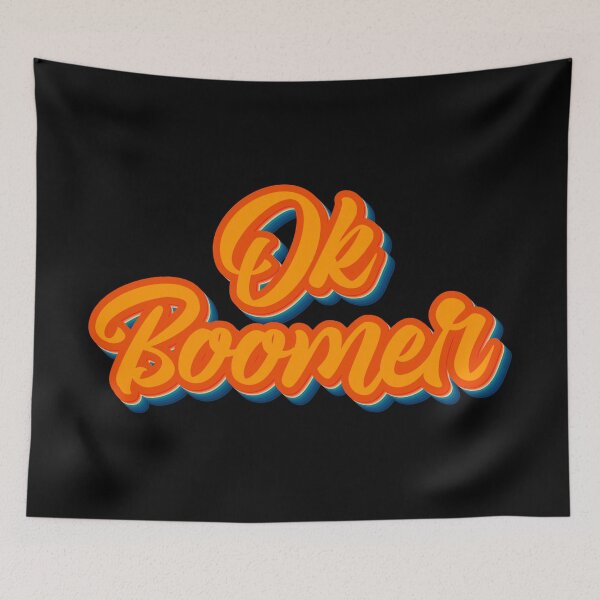 Item preview, Ok Boomer Retro Mod Type Design designed and sold by danielliamgill.