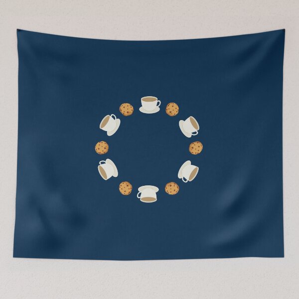 Item preview, Funny tea / coffee time clock design designed and sold by TryStar.