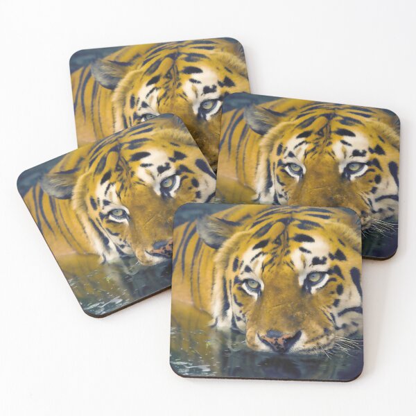 Item preview, Tiger In Water Print designed and sold by urbanathena.