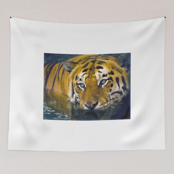 Item preview, Tiger In Water Print designed and sold by urbanathena.