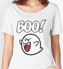 BOO Mario Ghost Women's Relaxed Fit T-Shirt
