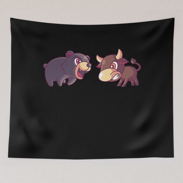 Item preview, Bear and bull, stock market money finance stock designed and sold by tonstan.