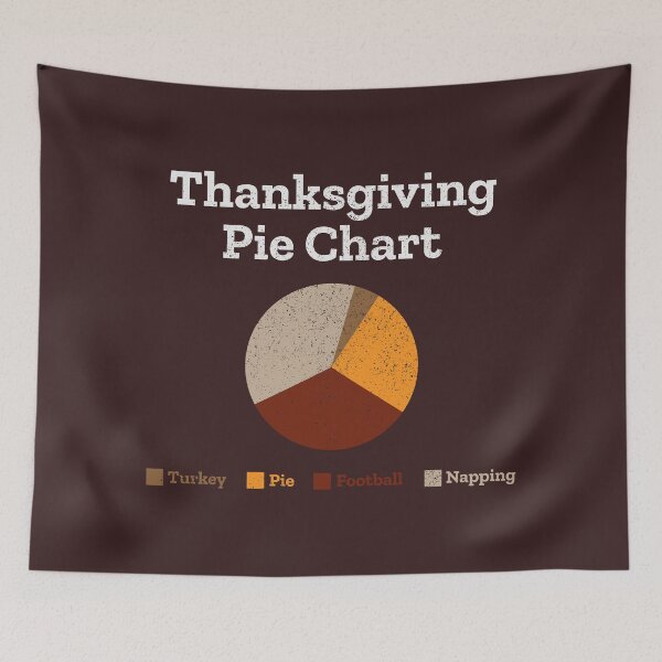 Item preview, Thanksgiving Funny Pie Chart designed and sold by Creatively Torn.