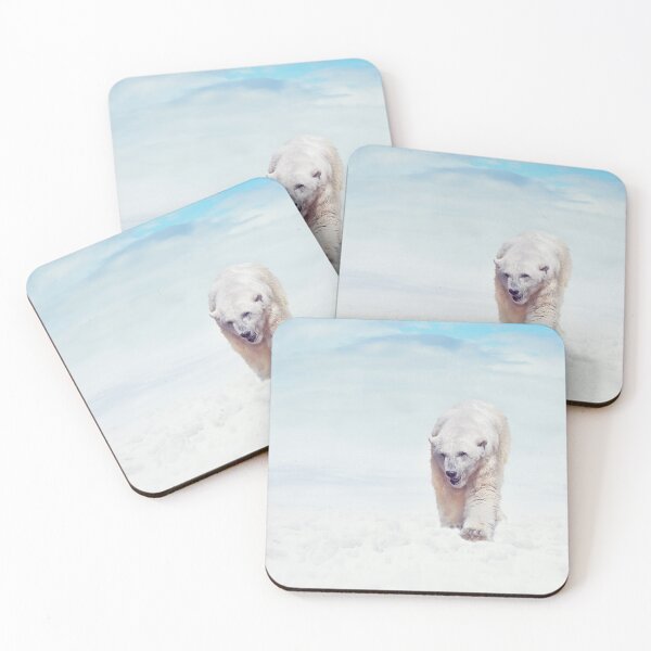 Item preview, Large Polar bear walking on snow designed and sold by svetlanna.