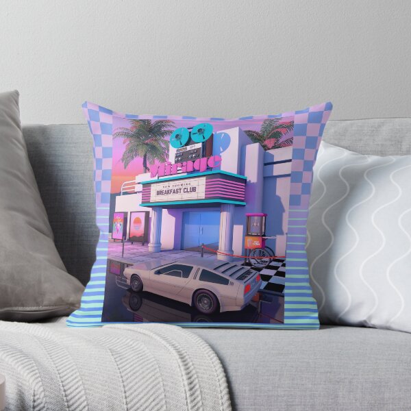 80s Cinema Throw Pillow