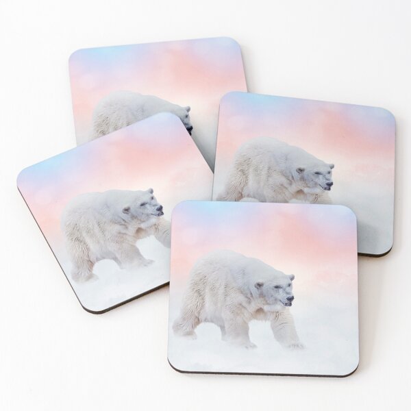 Item preview, Large Polar bear walking on snow designed and sold by svetlanna.