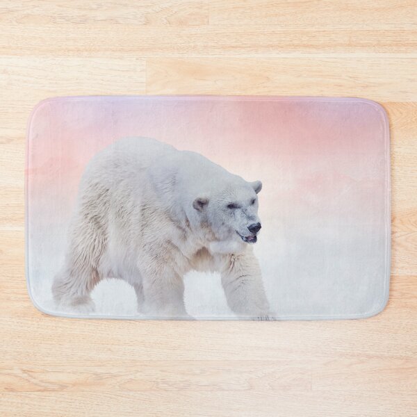 Item preview, Large Polar bear walking on snow designed and sold by svetlanna.