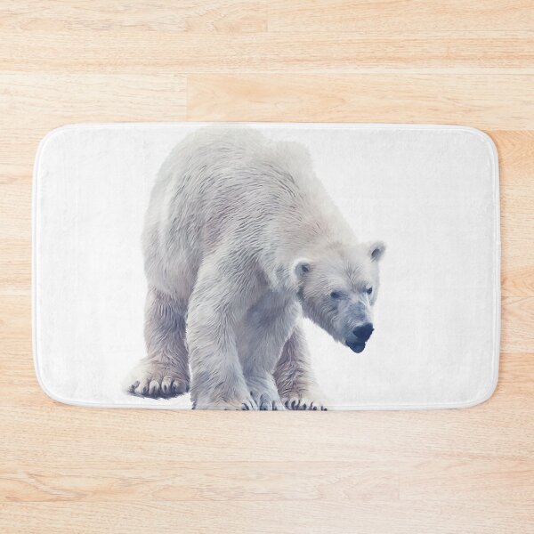 Item preview, Digital painting of Large Polar bear on white background. designed and sold by svetlanna.