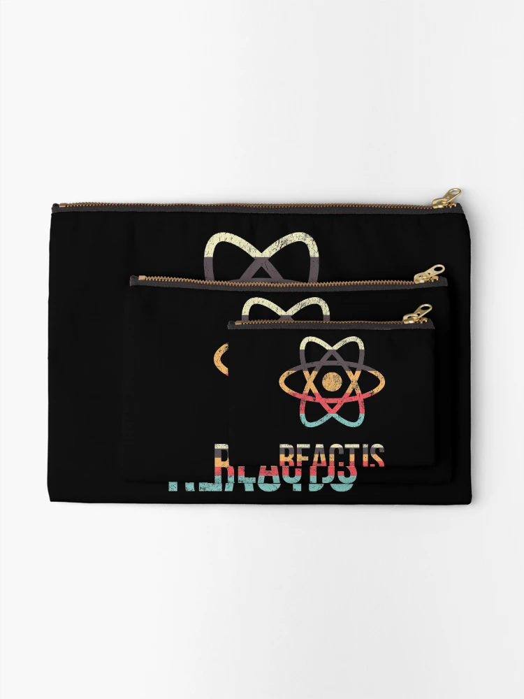 Thumbnail 2 of 4, Zipper Pouch, ReactJS Framework JavaScript designed and sold by vladocar.