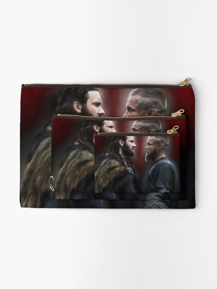 Thumbnail 2 of 4, Zipper Pouch, Rollo and Ragnar designed and sold by Xbalanque.