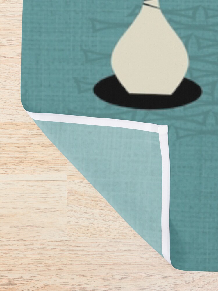 Alternate view of Mid Century Kitty Mischief III ©studioxtine Shower Curtain