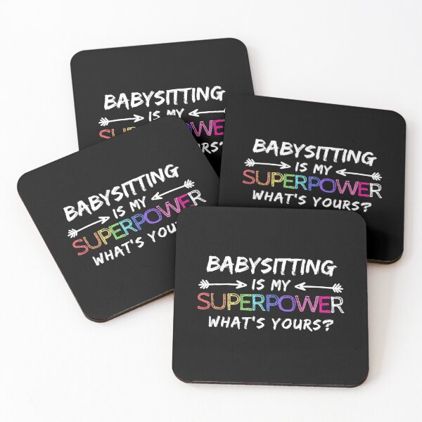 Item preview, Babysitter Superhero Women Cute Funny Fun Happy Hero Spiritual Motivational Inspirational Spirituality Positive Gift designed and sold by EpsilonEridani.