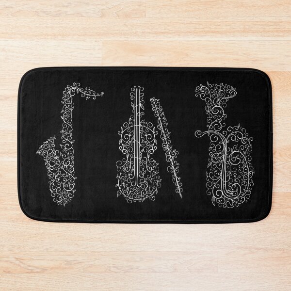 Item preview, Music floral pattern. designed and sold by emphatic.