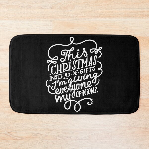 Artikelvorschau, This Christmas instead of gifts I’m giving everyone my opinions typography text art quote by Word Fandom - wordfandom entworfen und verkauft von Kerry Pritchard.