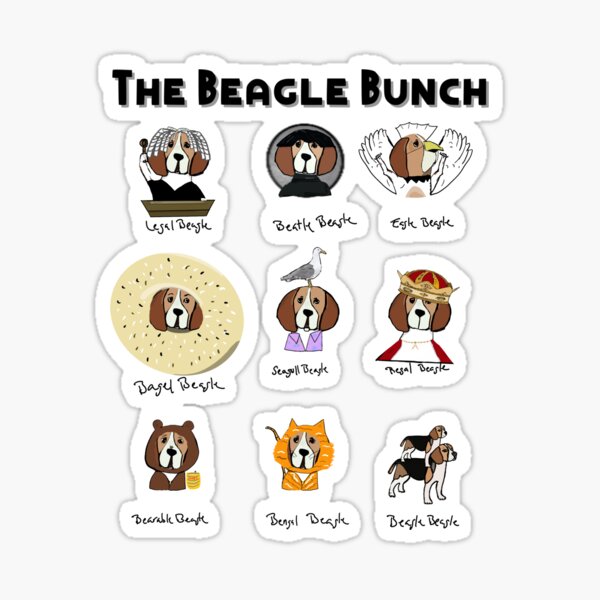 Le groupe Beagle Sticker