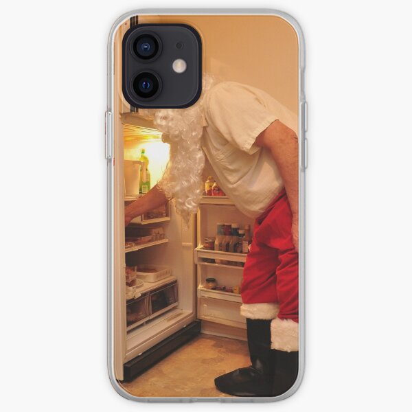 Santa is snacking iPhone Soft Case