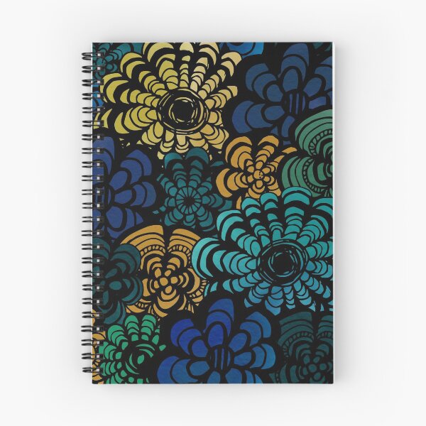 Item preview, Jewel Tone Florals designed and sold by inkblotcreative.