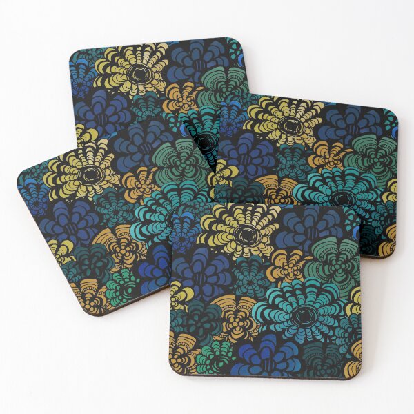 Item preview, Jewel Tone Florals designed and sold by inkblotcreative.
