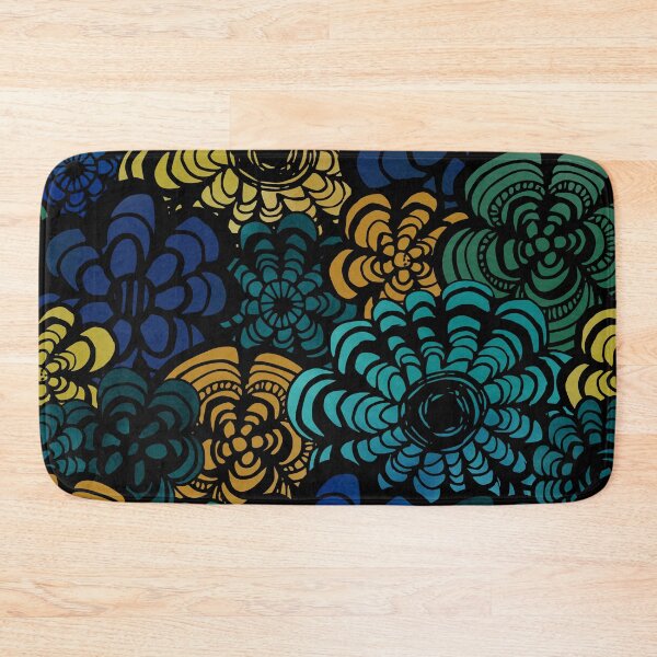 Item preview, Jewel Tone Florals designed and sold by inkblotcreative.