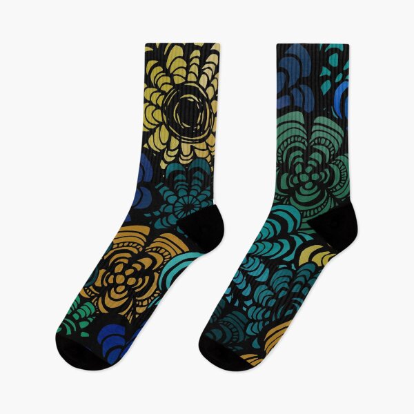 Item preview, Jewel Tone Florals designed and sold by inkblotcreative.