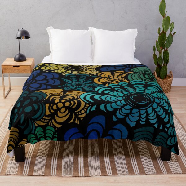 Item preview, Jewel Tone Florals designed and sold by inkblotcreative.