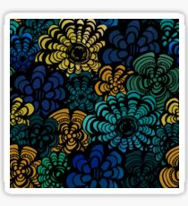 Jewel Tone Florals Sticker