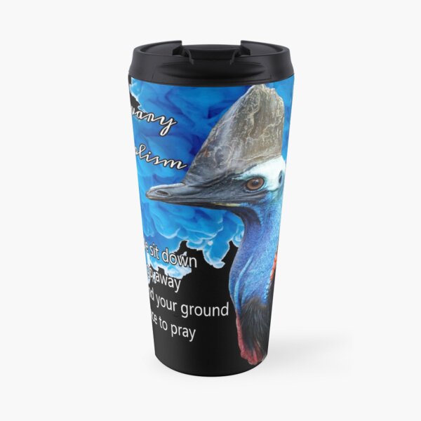 Cassowary Symbolism Travel Mug