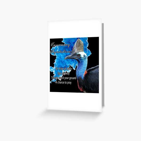 Cassowary Symbolism Greeting Card