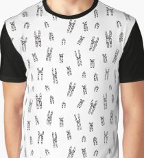 Condensed Chromosomes Pattern Graphic T-Shirt