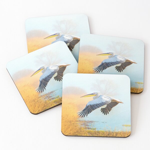 Item preview, Pelícano Blanco en las Islas Doradas designed and sold by FineArtography.